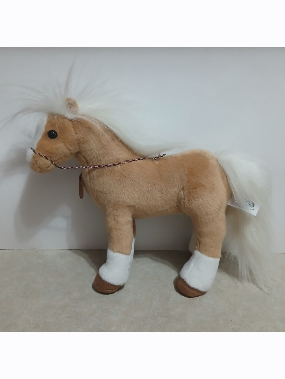 Breyer Horse Of My Very Own Aurora Plush Pony Standing Stuffed Animal Tan White